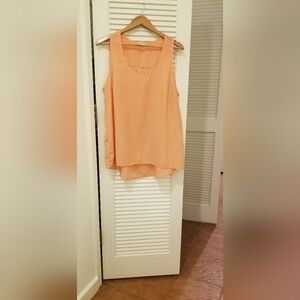 Pleione Sleeveless Peach Tank Top